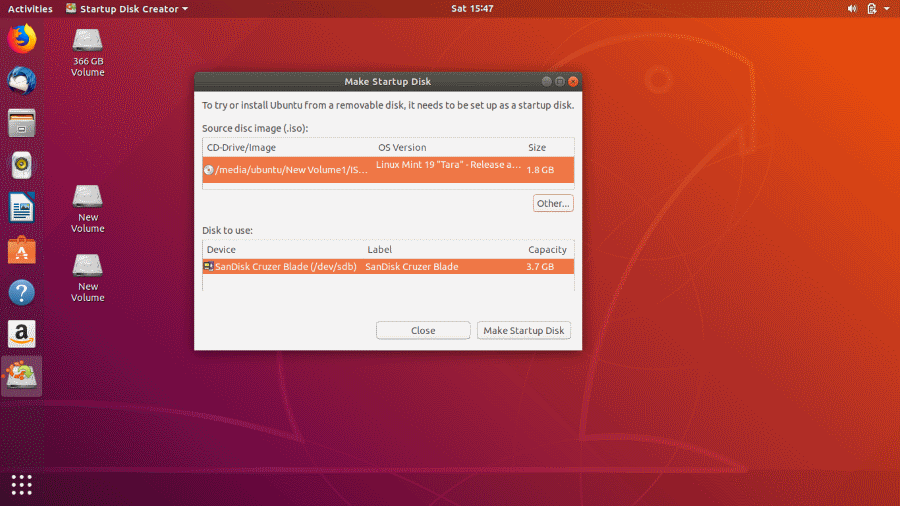 make linux bootable usb on windows for mac